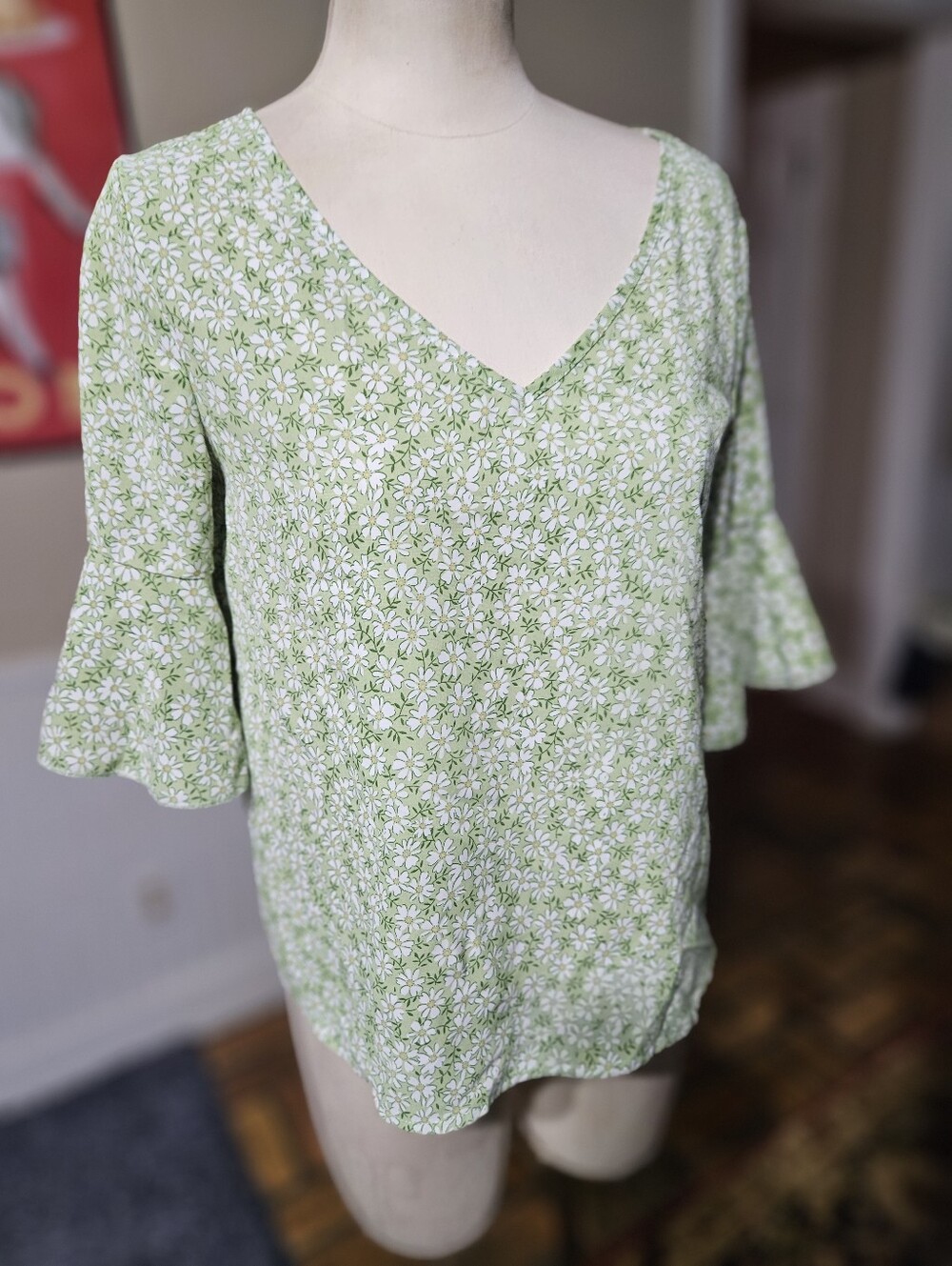 Shein Flower Print Top Small
